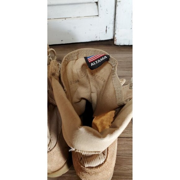 Military/Army Altama Hot Weather Tan Combat Boots PJ-07-07 mens 5.5R - Picture 4 of 5